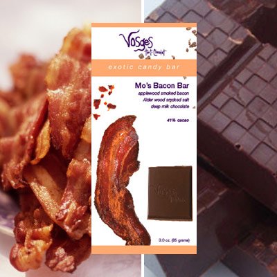 Barras de tocino con chocolate