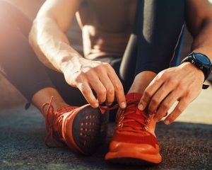 hombre haciendo ejercicio/ correr una hora